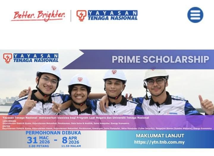 Biasiswa Yayasan Tenaga Nasional (YTN)